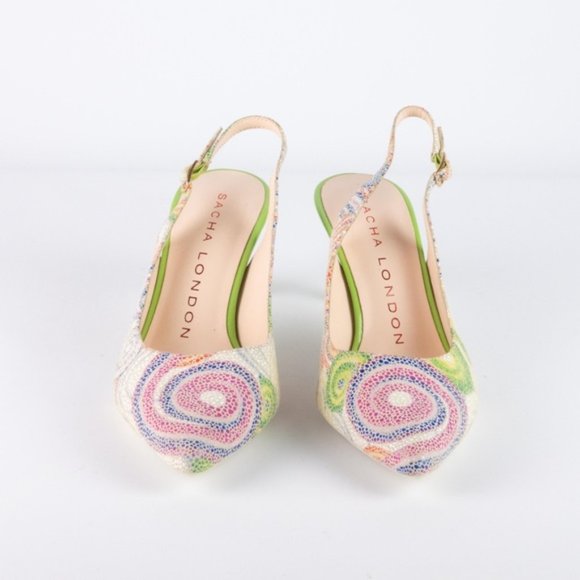 Sacha London Sling-Back Sandal Size 8 - Picture 3 of 5